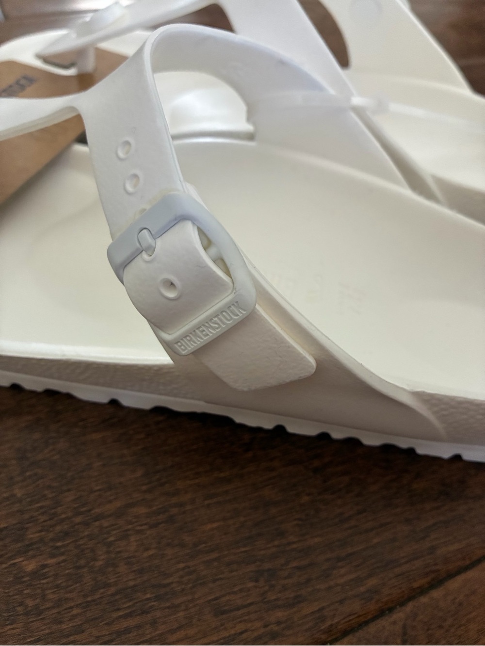 Birkenstock Gizeh EVA White Sandals NEW size 41 EU - Picture 5 of 8
